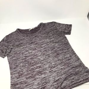 Aritzia Wilfred Cropped Top Size XXS Purple Gray